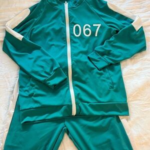 🚫❌ sold Squid Game 067 Tracksuit Costume